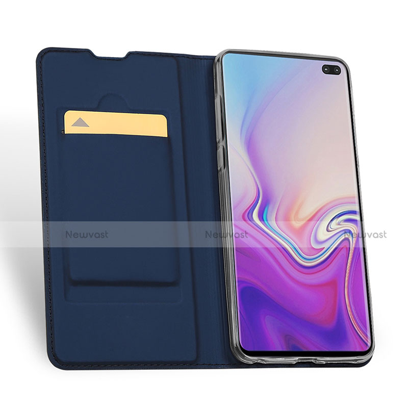 Leather Case Stands Flip Holder Cover for Samsung Galaxy S10 Plus