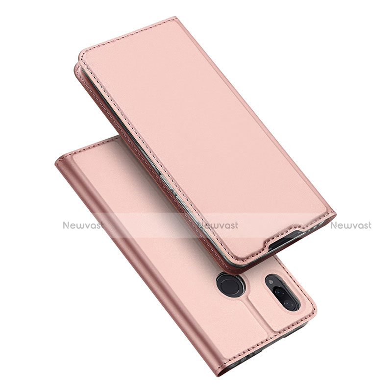 Leather Case Stands Flip Holder Cover for Xiaomi Redmi Note 7 Rose Gold