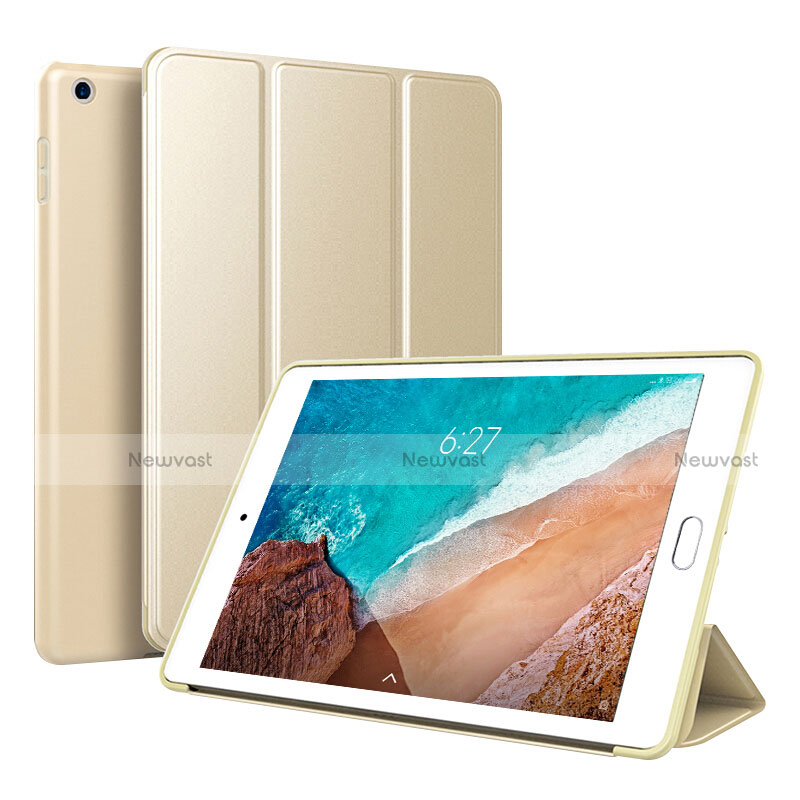 Leather Case Stands Flip Holder Cover L01 for Xiaomi Mi Pad Gold