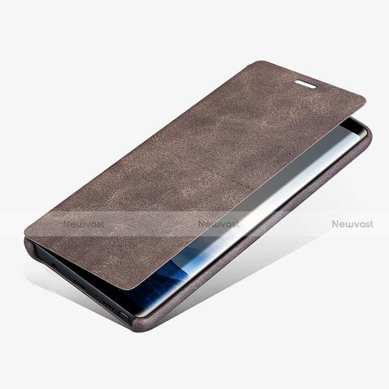 Leather Case Stands Flip Holder Cover L02 for Samsung Galaxy Note 8