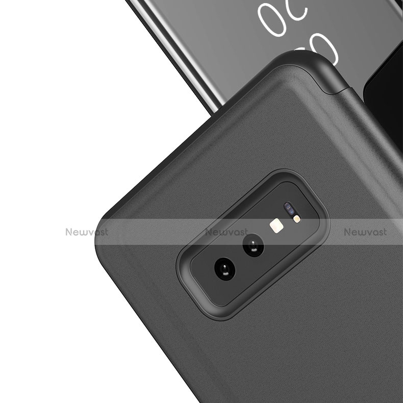 Leather Case Stands Flip Holder Mirror Cover for Samsung Galaxy S10e