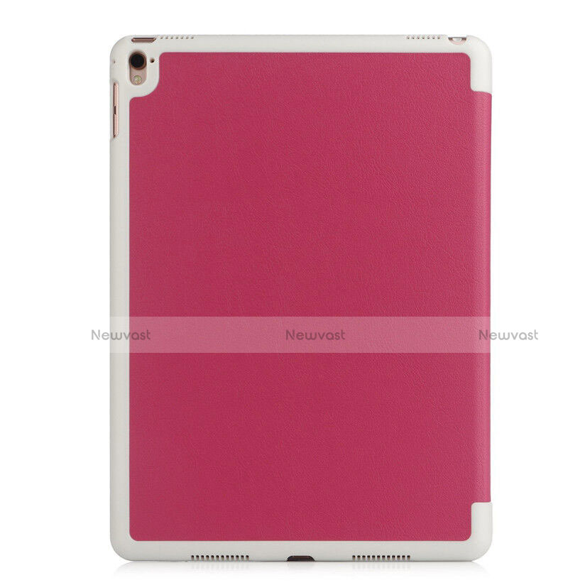 Leather Case Stands Flip Matte Finish Cover for Apple iPad Pro 9.7 Red