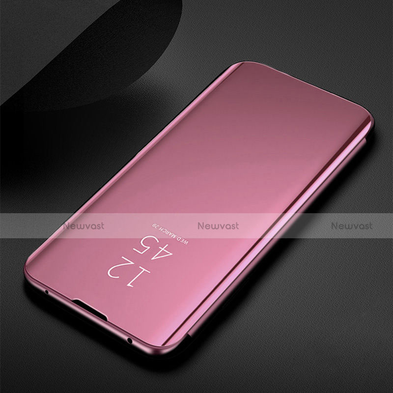 Leather Case Stands Flip Mirror Cover Holder for Samsung Galaxy M30s