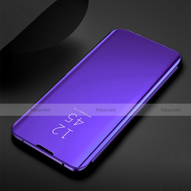 Leather Case Stands Flip Mirror Cover Holder for Samsung Galaxy M30s