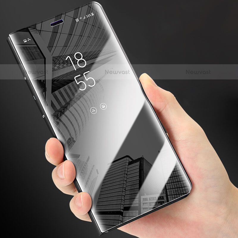 Leather Case Stands Flip Mirror Cover Holder for Xiaomi Mi 11 Lite 4G