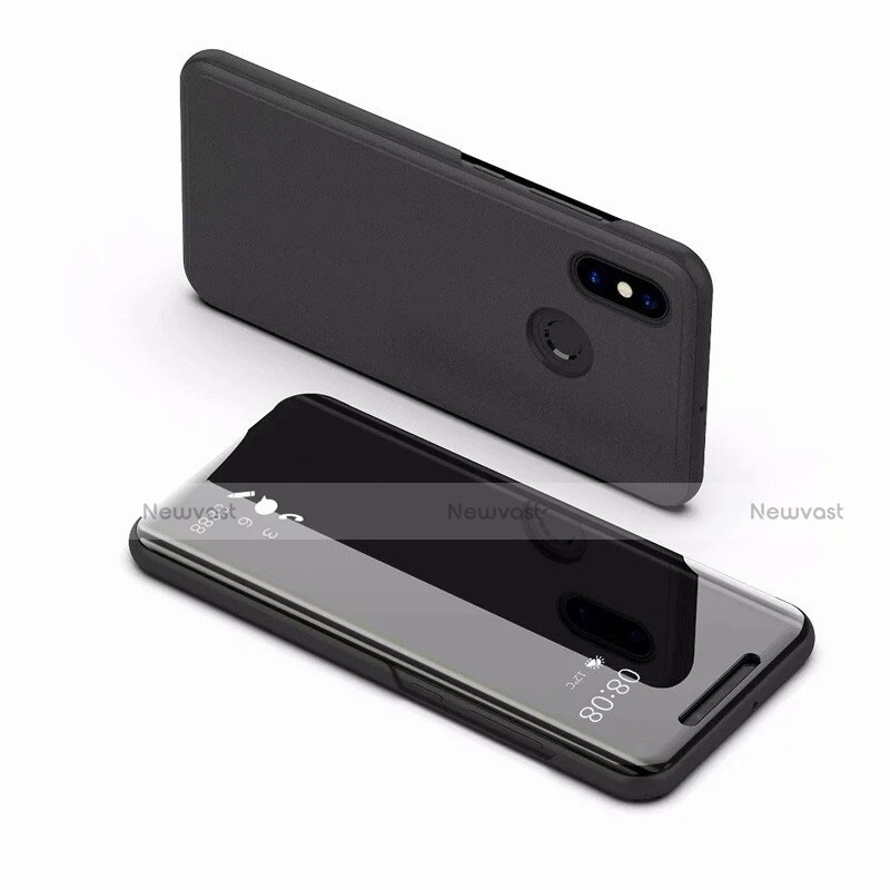 Leather Case Stands Flip Mirror Cover Holder for Xiaomi Mi 8