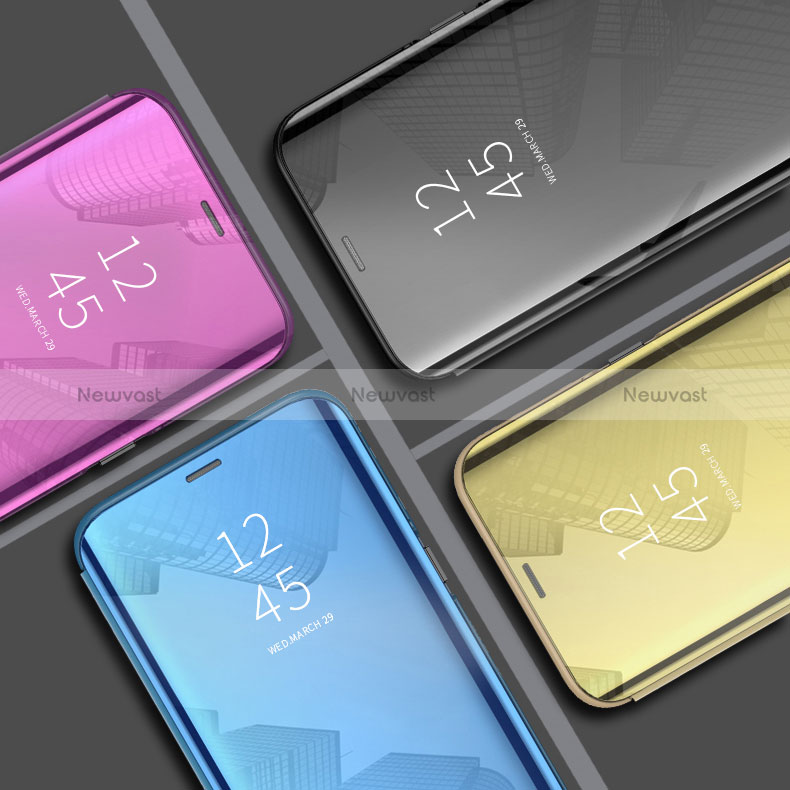 Leather Case Stands Flip Mirror Cover Holder for Xiaomi Redmi Note 11E Pro 5G