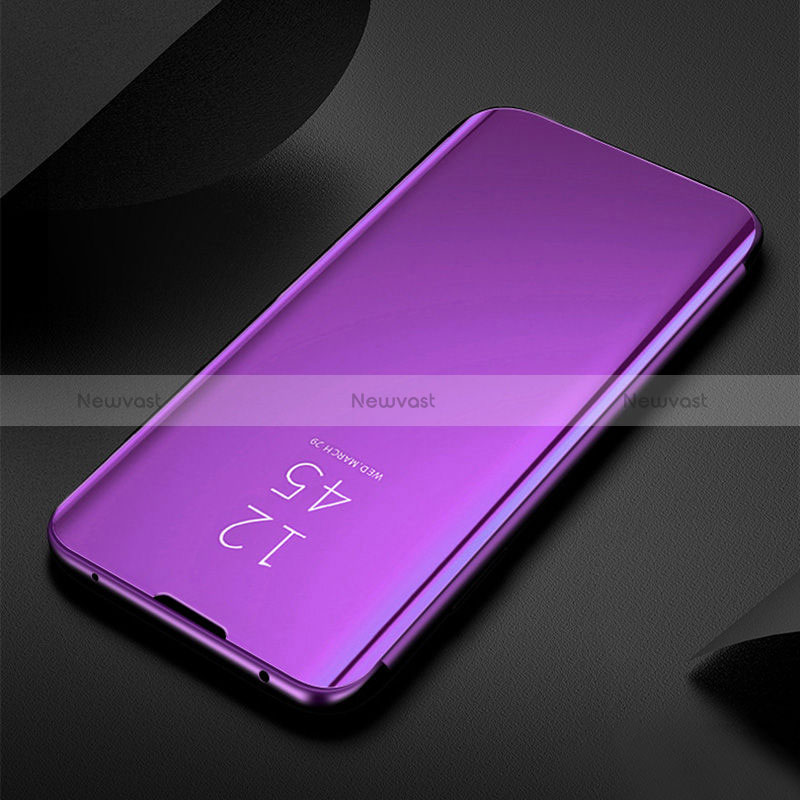 Leather Case Stands Flip Mirror Cover Holder L01 for Oppo Reno8 Pro 5G