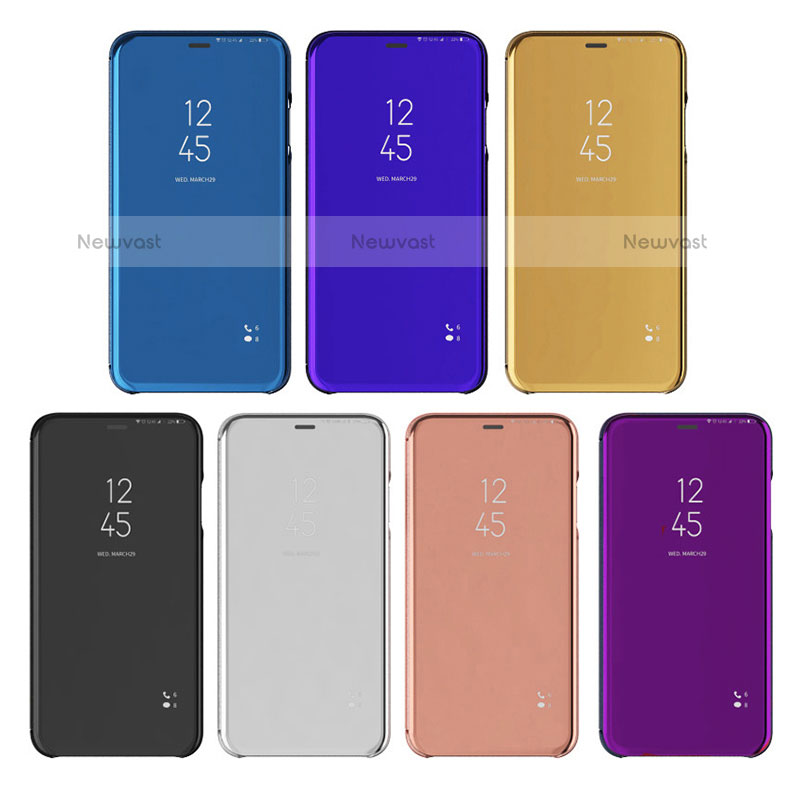 Leather Case Stands Flip Mirror Cover Holder L01 for Oppo Reno9 Pro+ Plus 5G