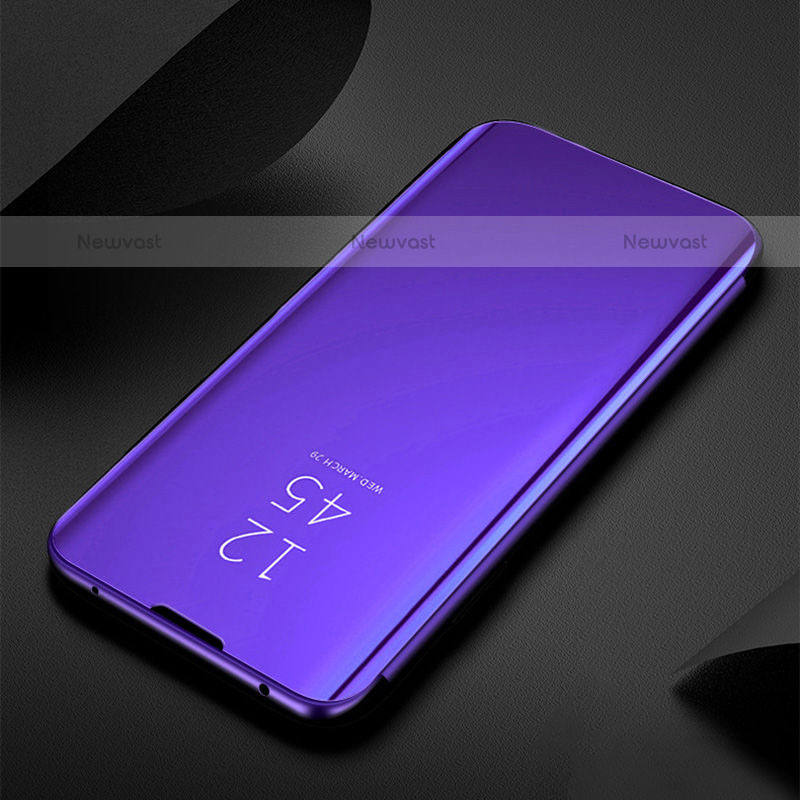 Leather Case Stands Flip Mirror Cover Holder L01 for Oppo Reno9 Pro+ Plus 5G