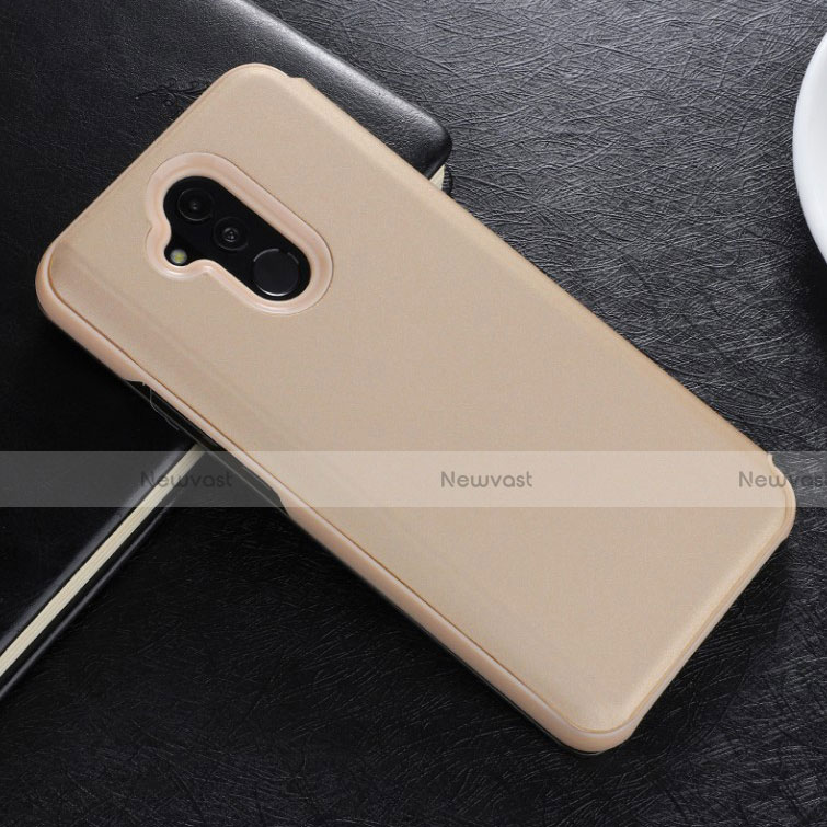 Leather Case Stands Flip Mirror Cover Holder L02 for Huawei Mate 20 Lite