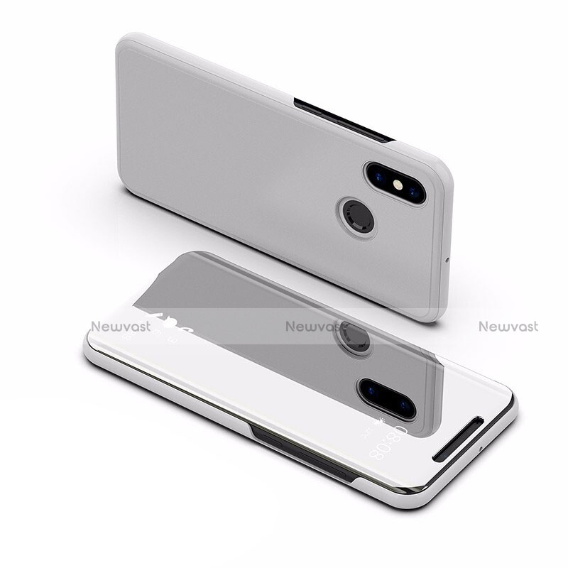 Leather Case Stands Flip Mirror Cover Holder L02 for Xiaomi Mi Max 3