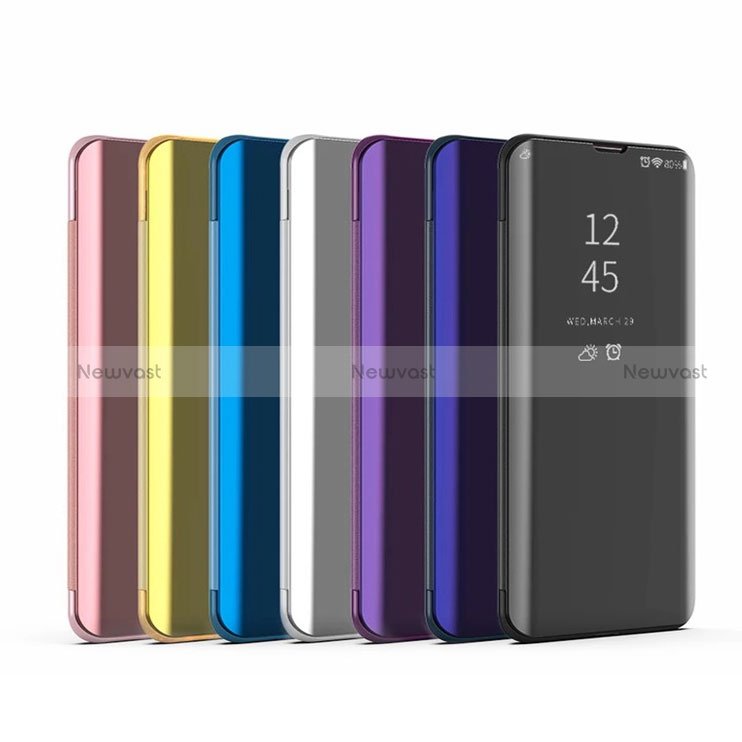 Leather Case Stands Flip Mirror Cover Holder L04 for Oppo Reno8 Pro 5G