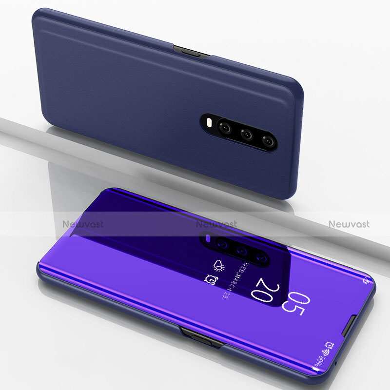 Leather Case Stands Flip Mirror Cover Holder M02 for Oppo R17 Pro