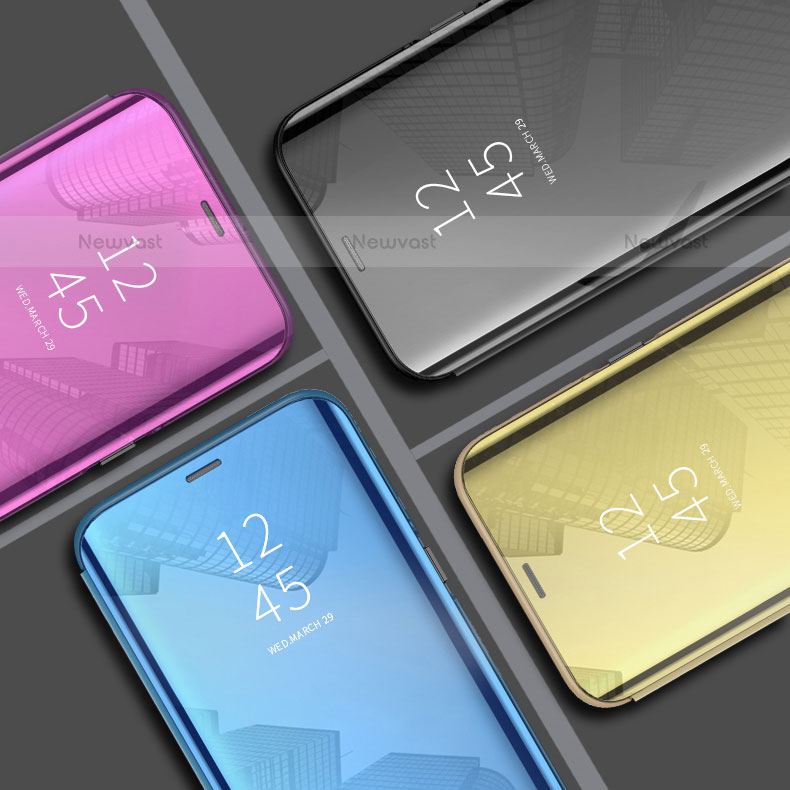Leather Case Stands Flip Mirror Cover Holder M04 for Xiaomi Mi 11 Lite 5G NE