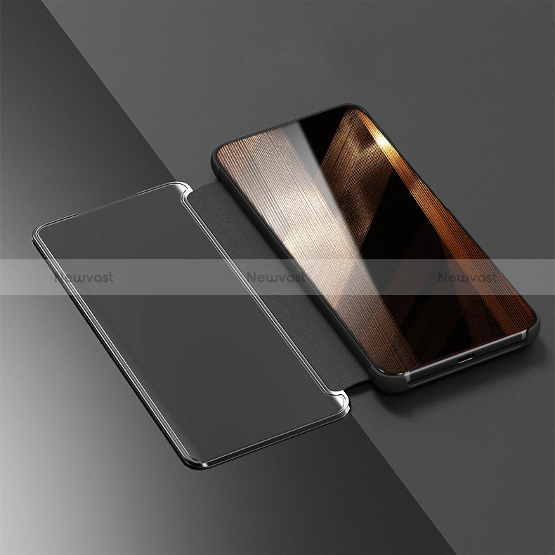 Leather Case Stands Flip Mirror Cover Holder QH1 for Xiaomi Redmi 10X 4G