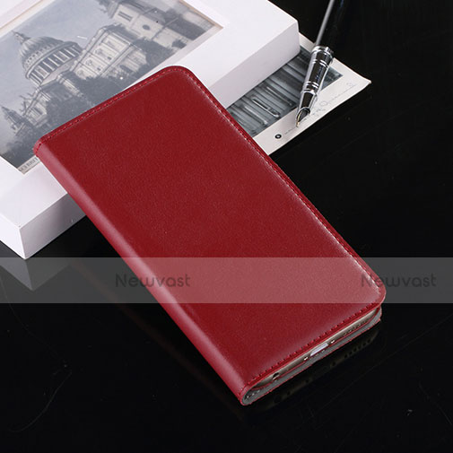 Leather Case Stands Flip Wallet for Apple iPhone 6S Red