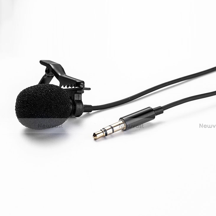 Luxury 3.5mm Mini Handheld Microphone Singing Recording K01 Black