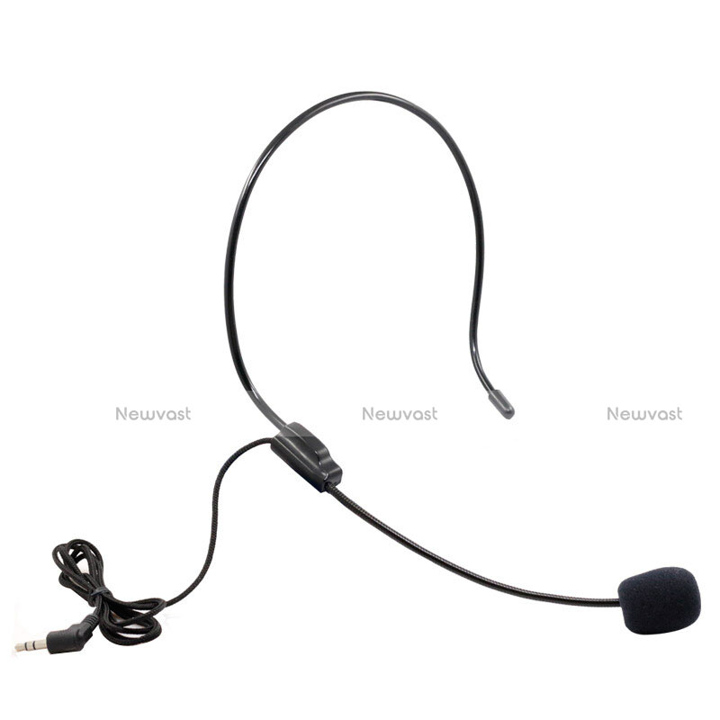 Luxury 3.5mm Mini Handheld Microphone Singing Recording M11 Black