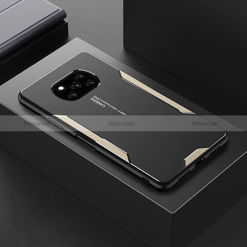 Luxury Aluminum Metal Back Cover and Silicone Frame Case for Xiaomi Poco X3 Pro