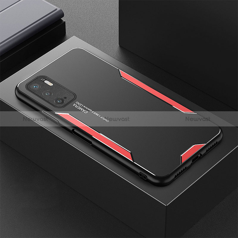 Luxury Aluminum Metal Back Cover and Silicone Frame Case for Xiaomi Redmi Note 11 SE 5G