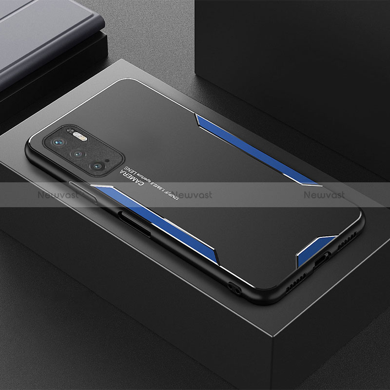 Luxury Aluminum Metal Back Cover and Silicone Frame Case for Xiaomi Redmi Note 11 SE 5G