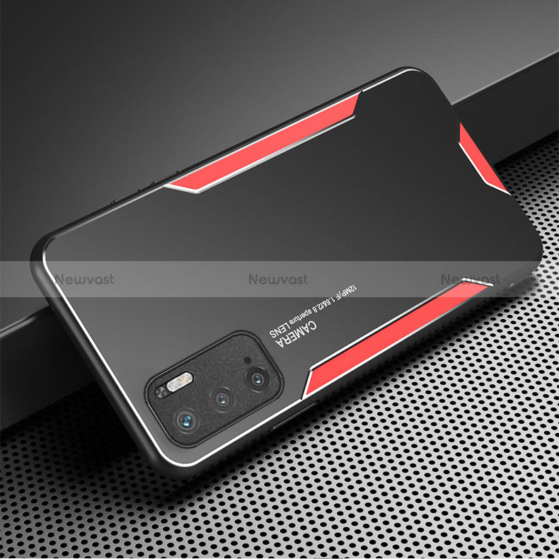 Luxury Aluminum Metal Back Cover and Silicone Frame Case for Xiaomi Redmi Note 11 SE 5G