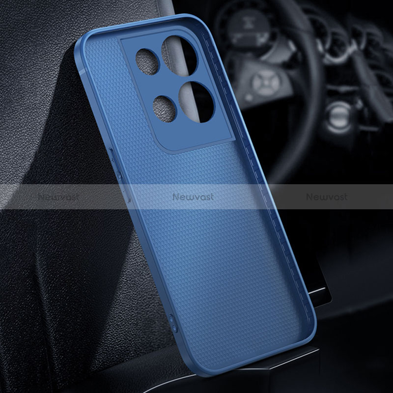 Luxury Aluminum Metal Back Cover and Silicone Frame Case J01 for Oppo Reno9 Pro 5G