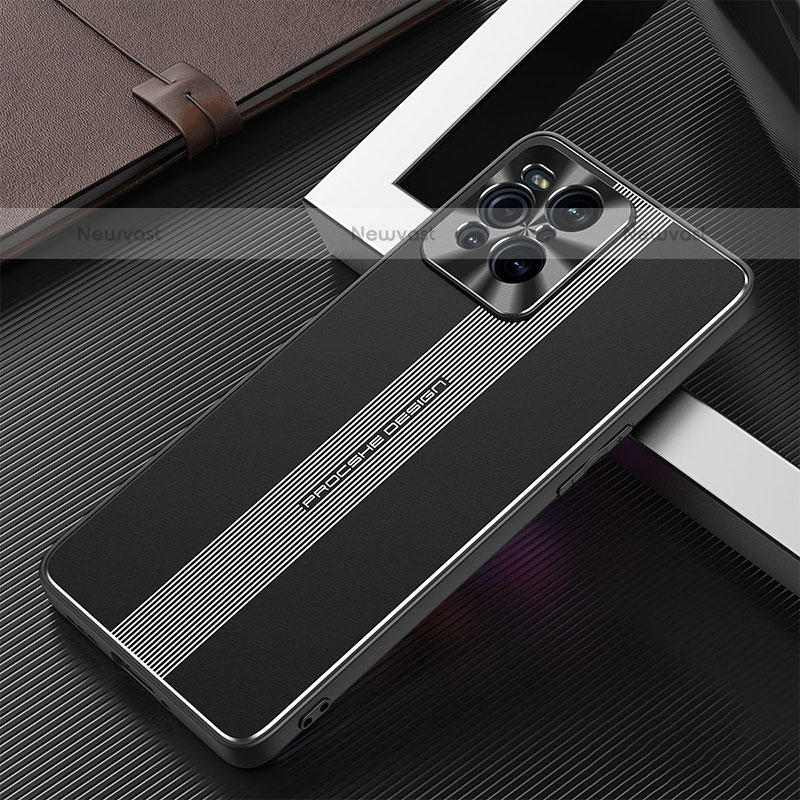 Luxury Aluminum Metal Back Cover and Silicone Frame Case J02 for Oppo Find X3 Pro 5G