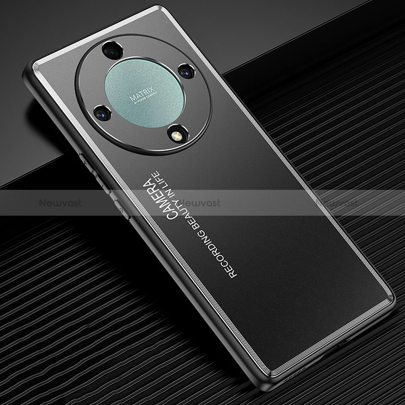 Luxury Aluminum Metal Back Cover and Silicone Frame Case JL1 for Huawei Honor Magic6 Lite 5G