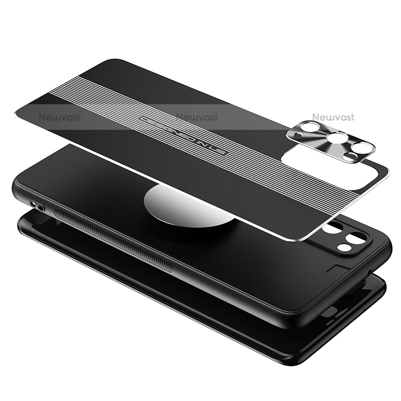 Luxury Aluminum Metal Back Cover and Silicone Frame Case JL1 for Samsung Galaxy S20 Plus 5G