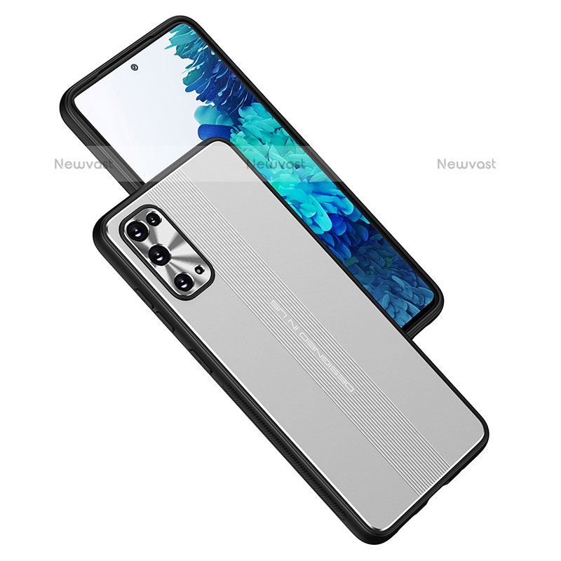 Luxury Aluminum Metal Back Cover and Silicone Frame Case JL1 for Samsung Galaxy S20 Plus 5G