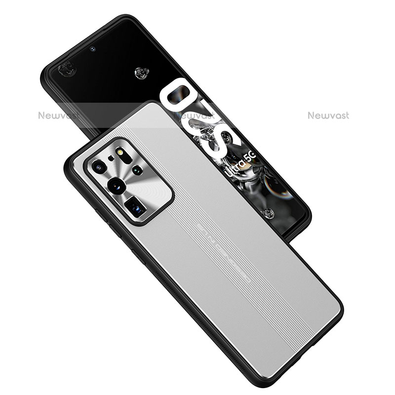 Luxury Aluminum Metal Back Cover and Silicone Frame Case JL1 for Samsung Galaxy S20 Ultra