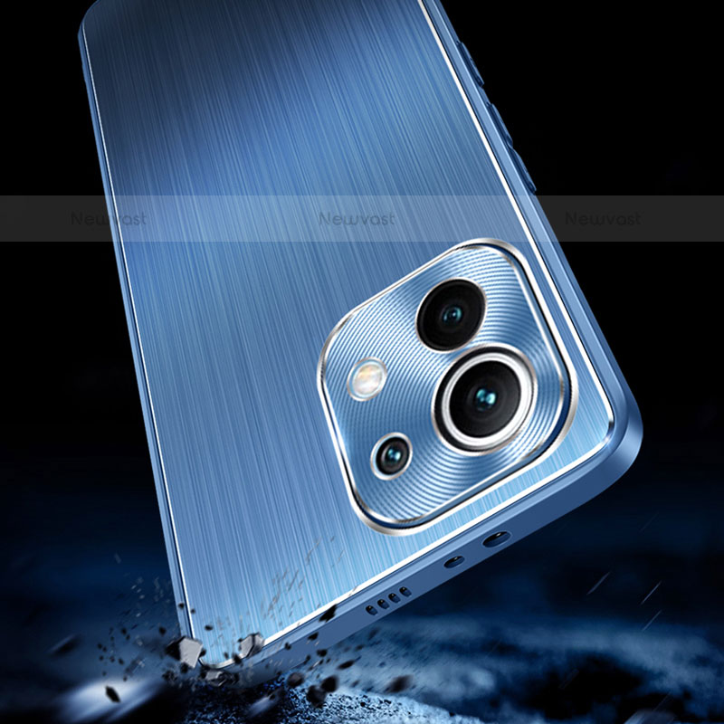 Luxury Aluminum Metal Back Cover and Silicone Frame Case M01 for Xiaomi Mi 11 Lite 5G NE