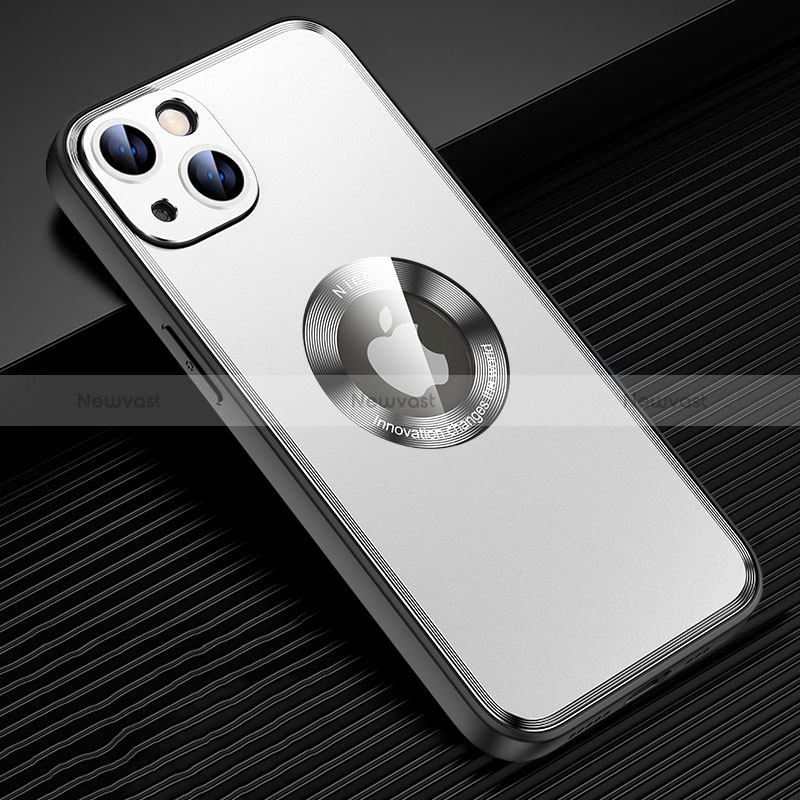 Luxury Aluminum Metal Back Cover and Silicone Frame Case with Mag-Safe Magnetic JL2 for Apple iPhone 13