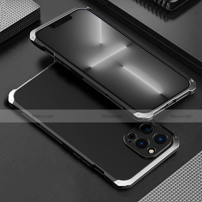 Luxury Aluminum Metal Cover Case 360 Degrees for Apple iPhone 13 Pro