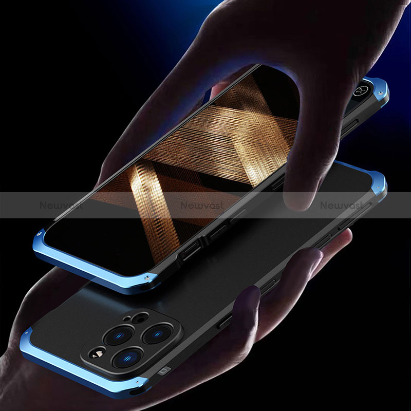 Luxury Aluminum Metal Cover Case 360 Degrees for Apple iPhone 14 Pro Max