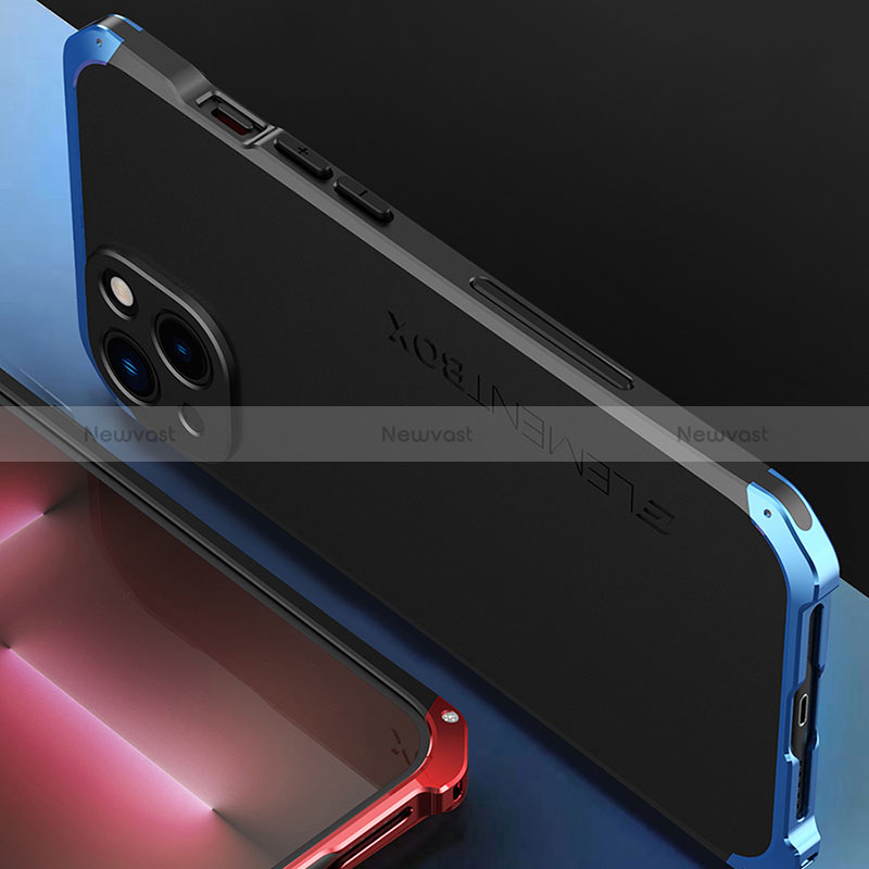 Luxury Aluminum Metal Cover Case 360 Degrees for Apple iPhone 15 Plus