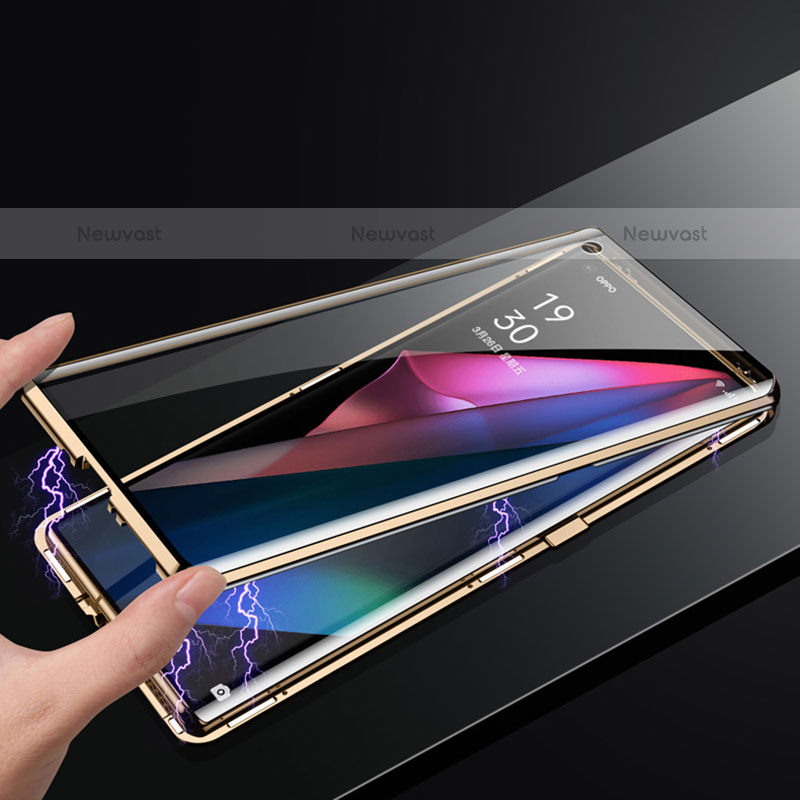 Luxury Aluminum Metal Cover Case 360 Degrees for Oppo Find X3 Pro 5G