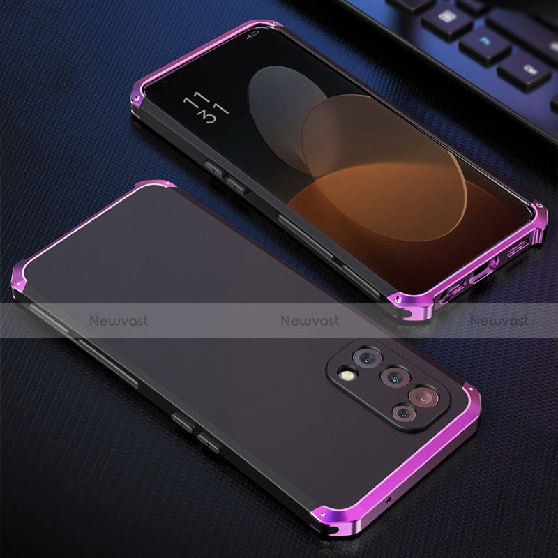 Luxury Aluminum Metal Cover Case 360 Degrees for Oppo Reno5 5G