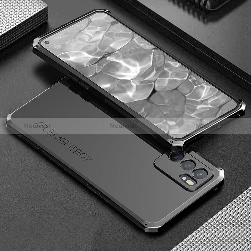 Luxury Aluminum Metal Cover Case 360 Degrees for Oppo Reno6 5G