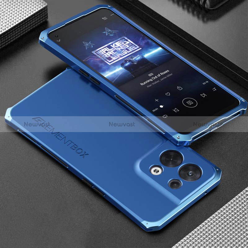 Luxury Aluminum Metal Cover Case 360 Degrees for Oppo Reno9 Pro 5G