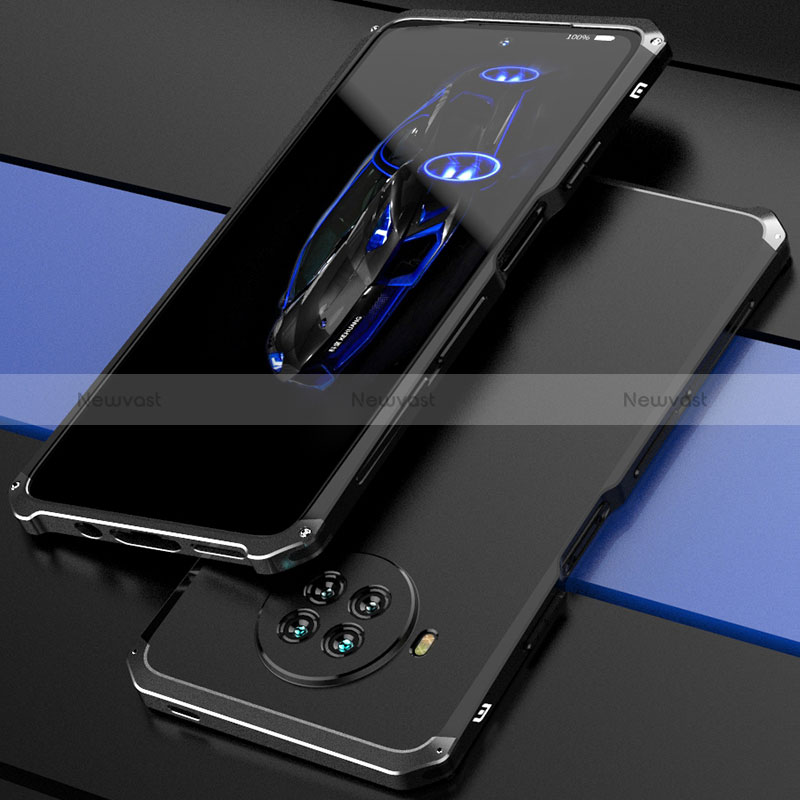 Luxury Aluminum Metal Cover Case 360 Degrees for Xiaomi Mi 10i 5G Black