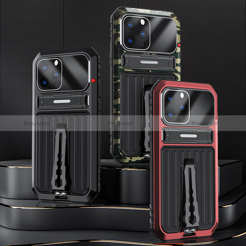 Luxury Aluminum Metal Cover Case 360 Degrees LK1 for Apple iPhone 14 Plus