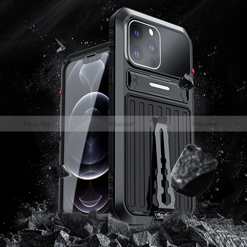 Luxury Aluminum Metal Cover Case 360 Degrees LK1 for Apple iPhone 14 Plus