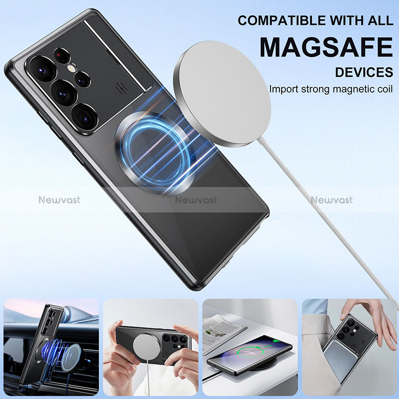 Luxury Aluminum Metal Cover Case 360 Degrees LK1 for Samsung Galaxy S22 Ultra 5G
