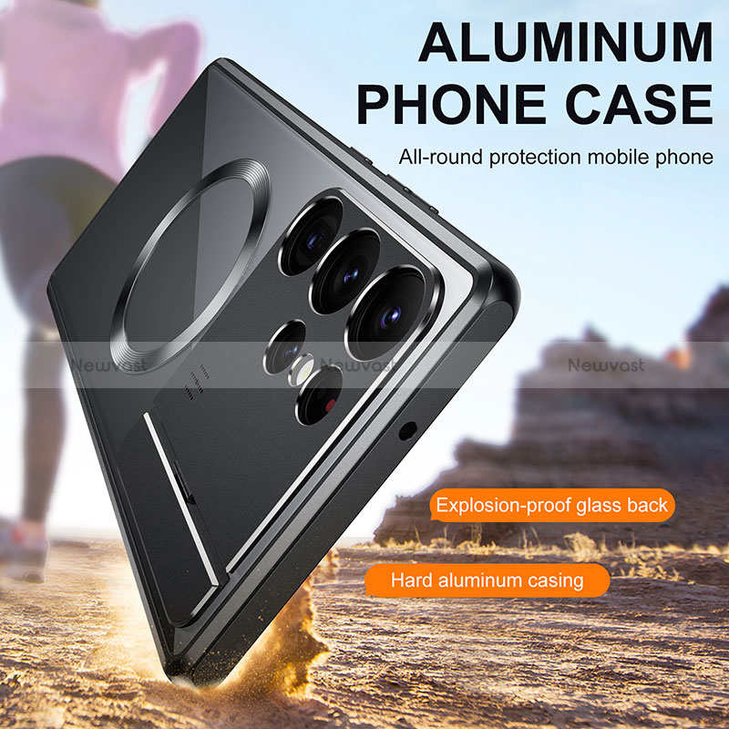 Luxury Aluminum Metal Cover Case 360 Degrees LK1 for Samsung Galaxy S23 Ultra 5G