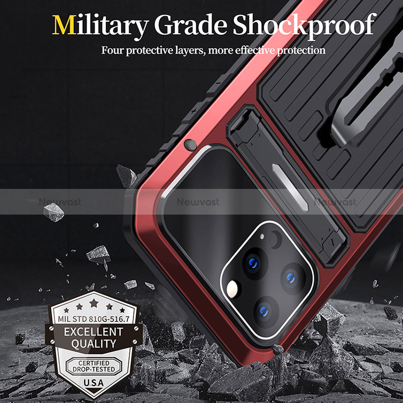 Luxury Aluminum Metal Cover Case 360 Degrees LO1 for Apple iPhone 14 Pro Max