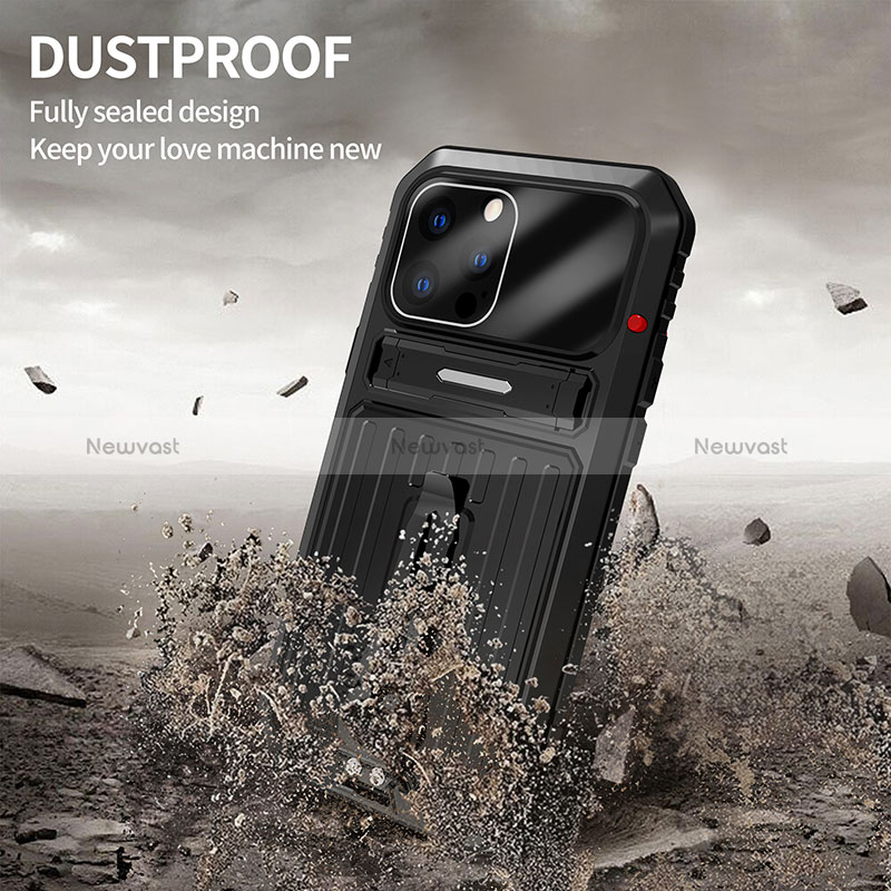 Luxury Aluminum Metal Cover Case 360 Degrees LO1 for Apple iPhone 14 Pro Max