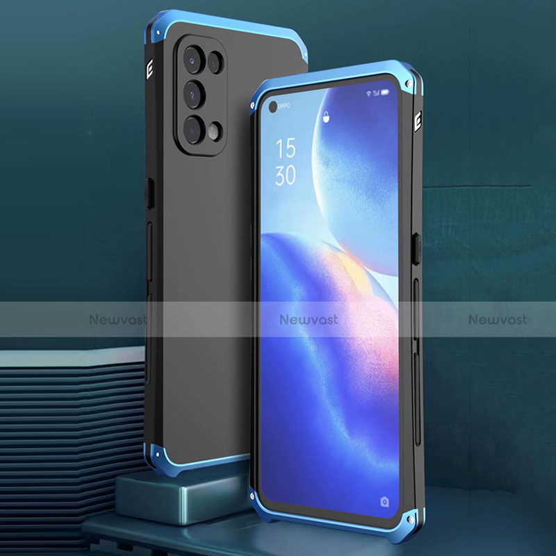 Luxury Aluminum Metal Cover Case 360 Degrees M02 for Oppo Find X3 Lite 5G